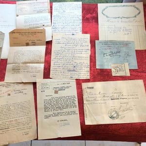119 Papéis Antigos Ephémère Riez-Campagne Bel-Air-Arquivos-Documentos Históricos-estado francês-Córsega-scrapbooking-2 Caderno-junk journal-