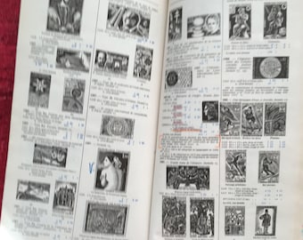 French scrapbooking stamps catalog - storyboard 320 pages - from 1981 black and white engravings - ephemeral - undesirable