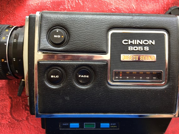 Tested Working Condition Camera Chinon 805S Direct Sound Super 8