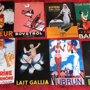 12 Fogli Pubblicitari Vintage Pubblicità Farmacia-Paramedico-Sapone-Dentifricio-Losanghe Valda-Aspirina-Latte Gallia-Crema-Erasmic-Repro