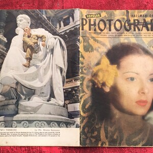 Photograph Halsman People&#39;s Magazine on Portraits 1946 Overseas Edition for Armed Forces Distributed by the Army Special Services Division