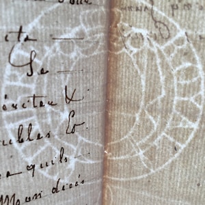 Manuscrito-Raro 1841-Charbonnière França Marca d'água-Papel antigo-Registro -Testamento-Jurista Carta-Efêmera-Coleção-Colagem-scrapbooking