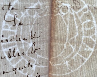 Manuscripts- 4 Old paper Napoléon III French Republic-Commercial/legal document-Ephemeral/vintage-Collection-Collage-scrapbooking