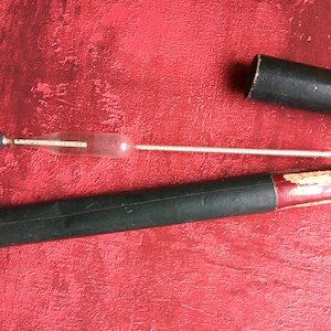 soldé prix réduit Aréomètre Ancien densimètre Alcoolomètre Armée Pharmacie Graduations+Etui Carton-aréomètre alcool vin