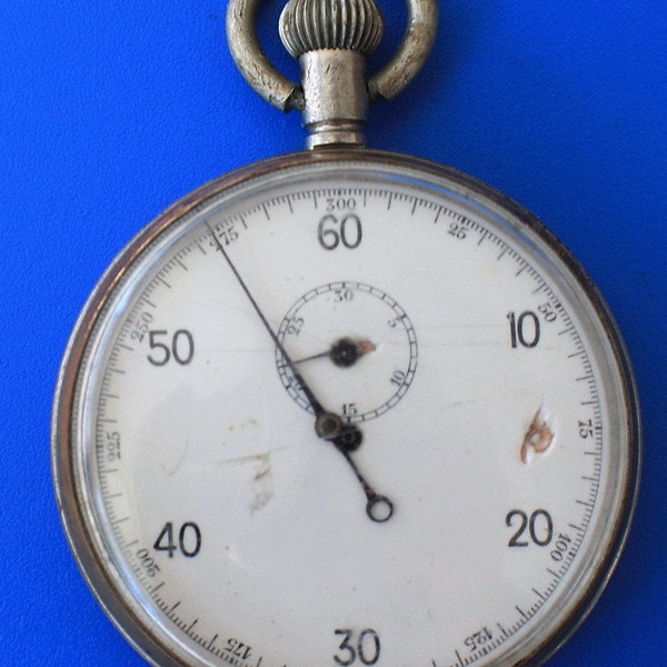 Antique FRANCE Vintage RARE Bijoux Horlogerie pocket watch single needle repair mechanism reposition needle sold as is Out of Order