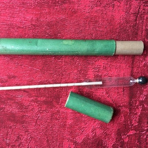 VIN soldé prix réduit Aréomètre Ancien densimètre Alcoolomètre Armée Pharmacie Graduations+Etui Carton-aréomètre alcool vin