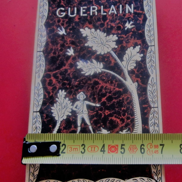 Vintage retro GUERLAIN boite vide en Carton empty box in Carton with location of the bottle (empty) PERFUME-Perfumes & Beauty 50's flagrance