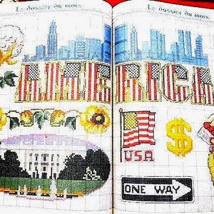 Magazine,new paper-Creative hobby Cross-stitch pleasures with grilles of all patterns and traditional patterns-marquoirs-frisses-curbs-