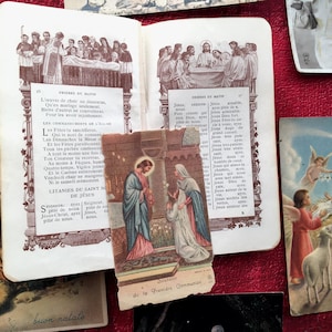 Missel Sainte communion Paroissien Romain Latin-Français-Livre religieux Bible-Religion Chrétienne-Évangélique-Ésotérisme+25 cartes
