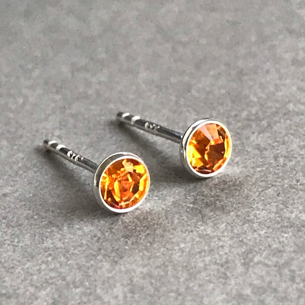 November (Topaz) Birthstone Earrings, November Birthstone Earrings, Bridesmaid Gift, , Mothers Day Gift