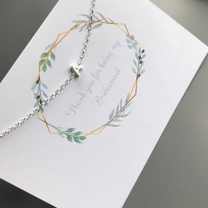 Initial Bracelet, Personalised Bracelet, Personalised Gift, Bridesmaid Gift, , Mothers Day Gift image 4