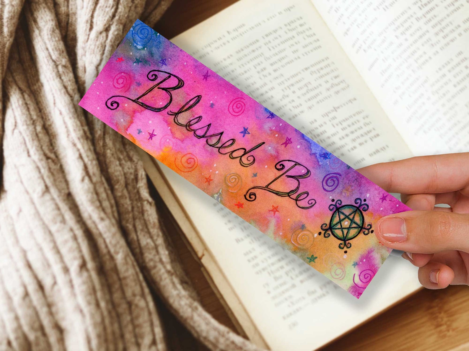 4 wiccan bookmarks digital download printable diy pagan witchy etsy