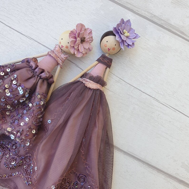 Fairy Sugar Plum Fairy Fairydoll Wooden Doll Tree Topper Christening Fairy Vintage Style Fairy Fairy Heirloom by Justsosara