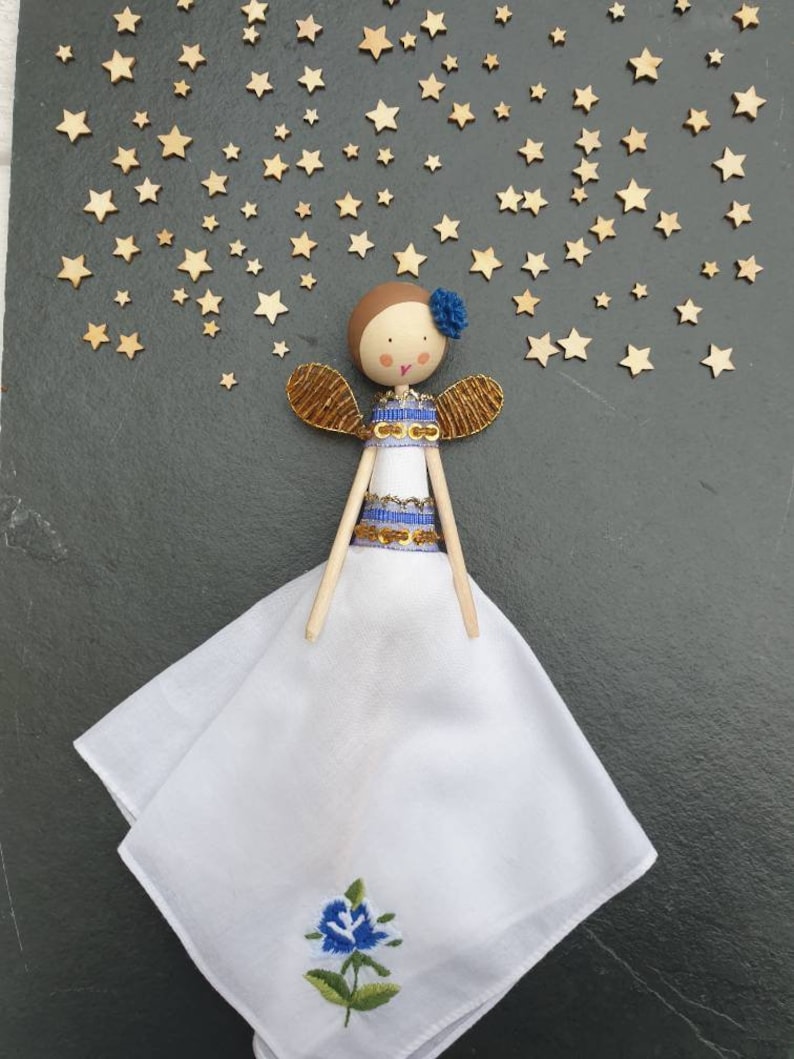 Christmas Fairy / Tree Topper / Vintage Fairy / Heirloom Doll Etsy