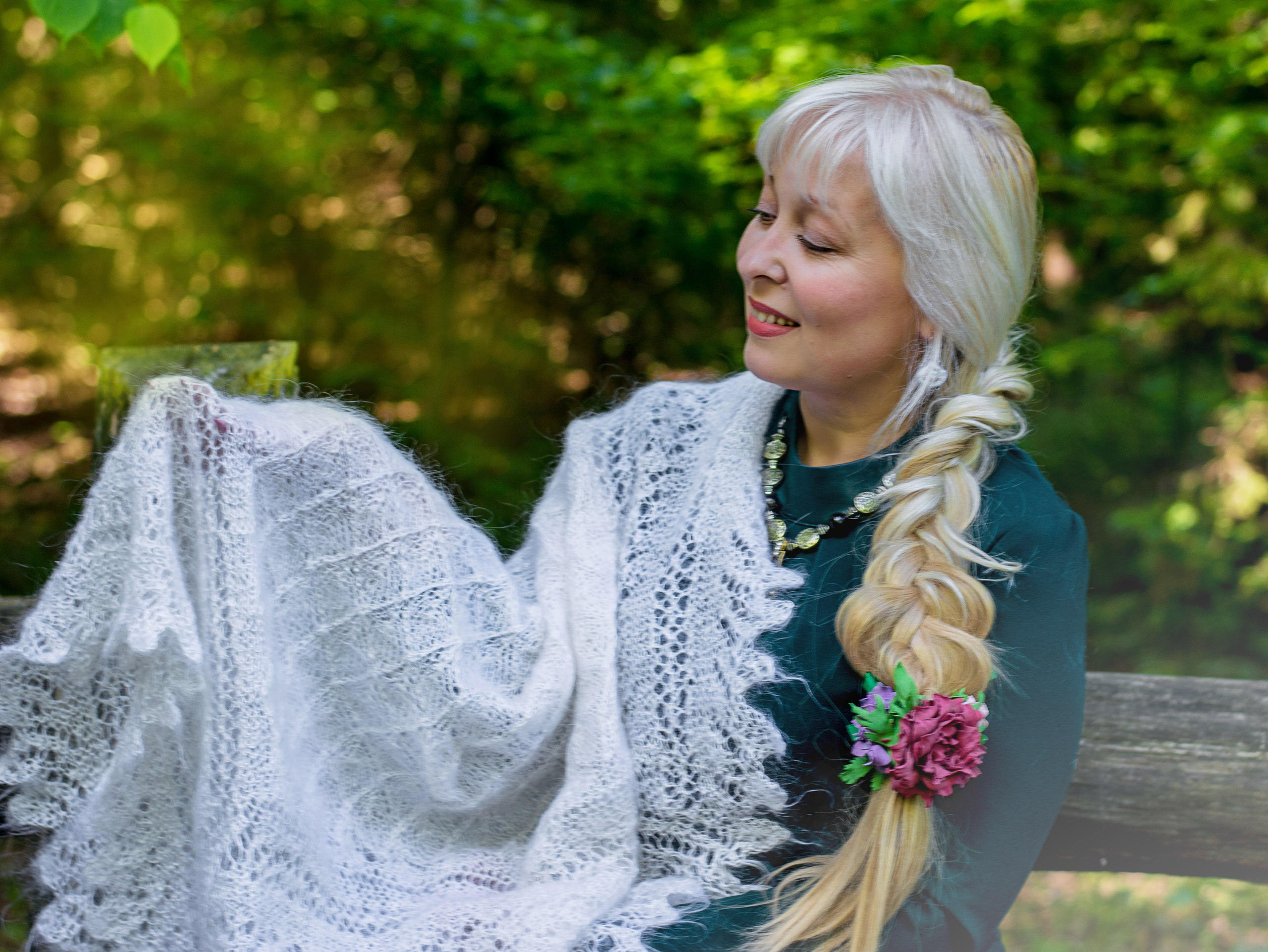 shawl made from fine quality goats wool