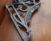 Singer Corp Pair 6 inch Wall Shelf Brackets Cast iron Brackets Sewing Room Birthday Gift Shop Display