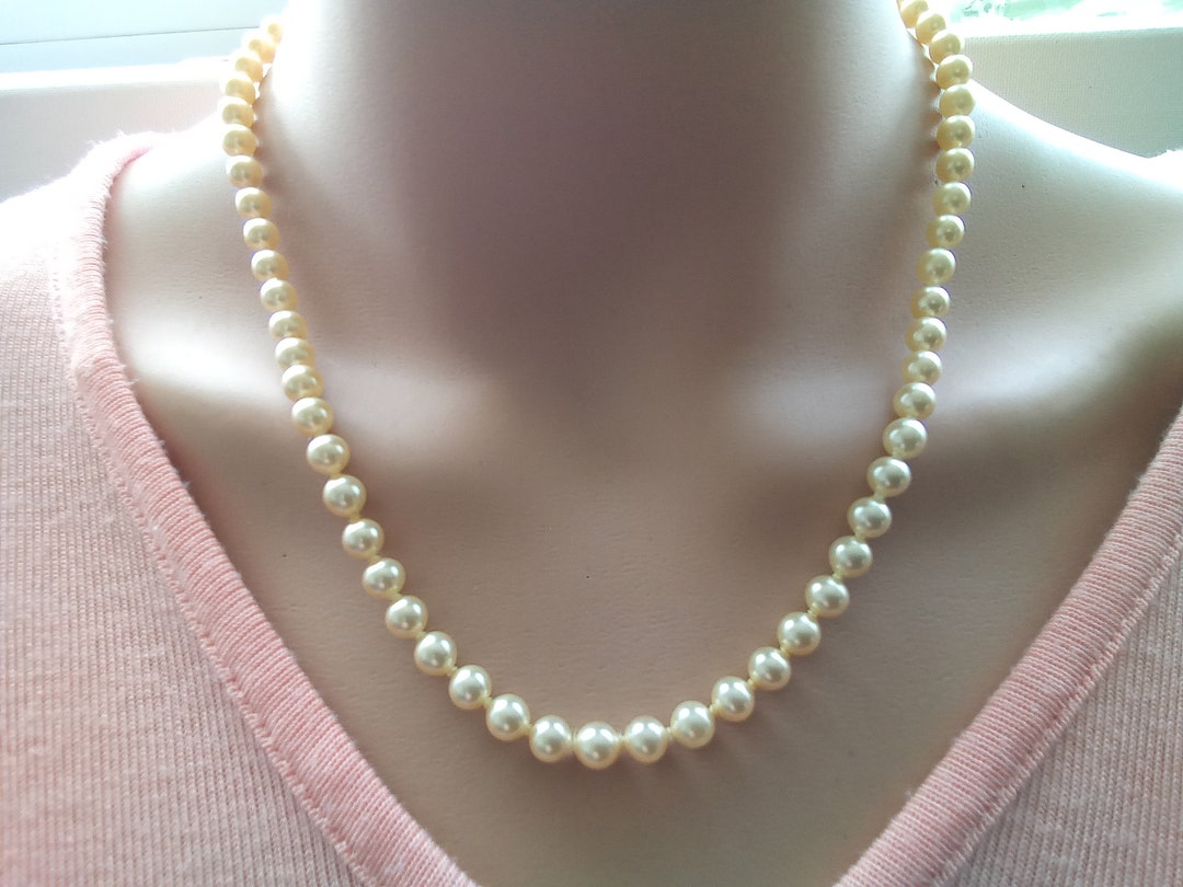 Lotus Simulated Pearls Original Box Cream Colour Fashion Etsy