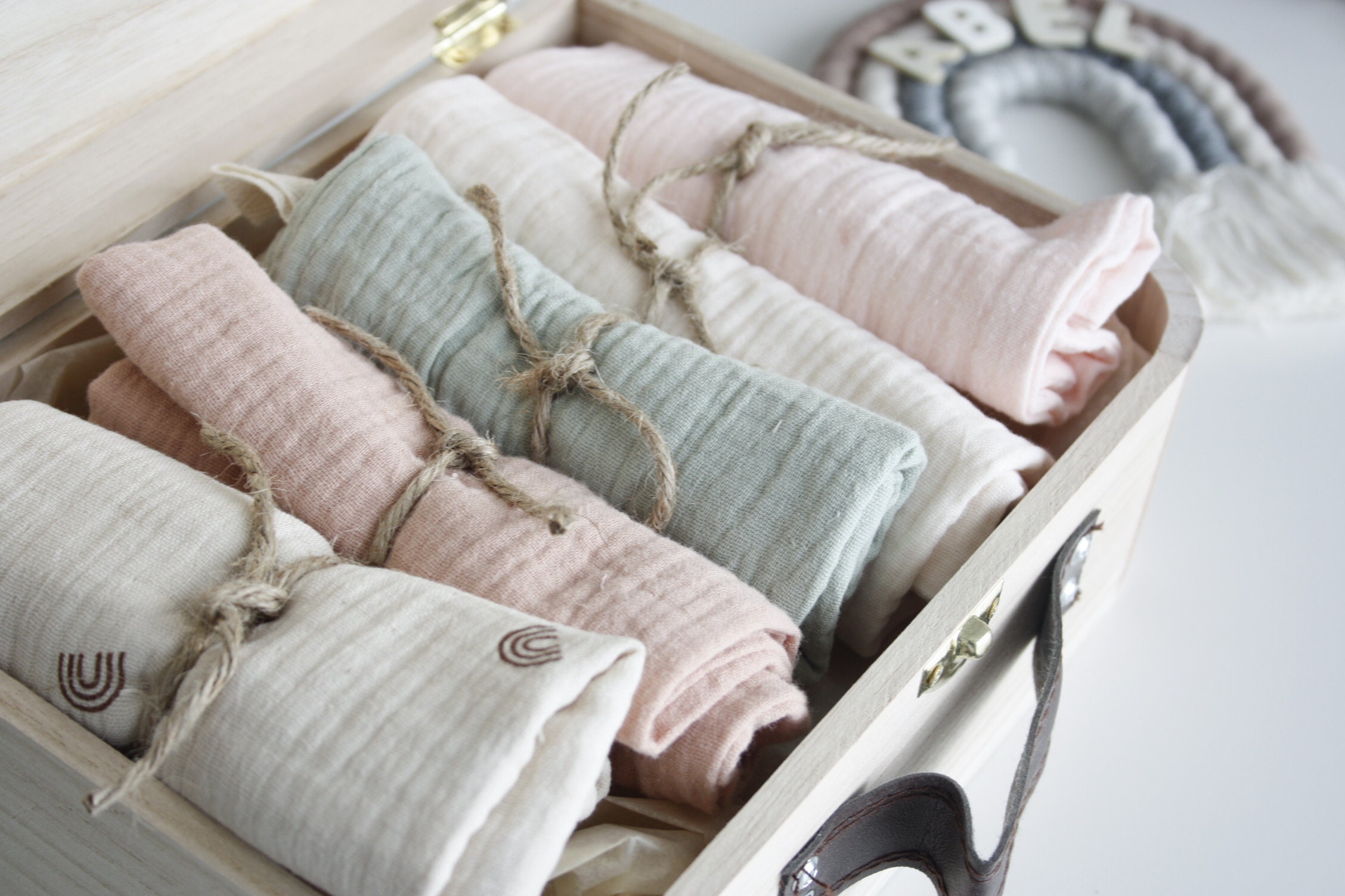 Débarbouillette - Lingette Lavable en Double Gaze de Coton