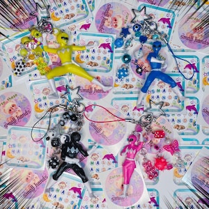 Power Ranger Junk Keychain Heisei Retro Kidcore inspired Y2K