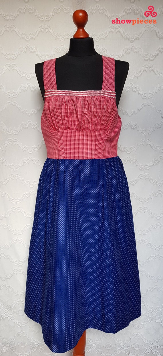 red and white checkered dress costume
