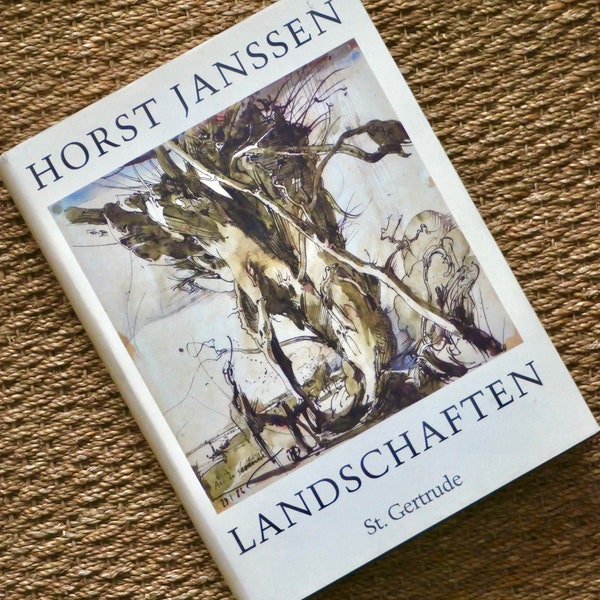 Horst Janssen Landschaften - Buch, 1942 bis 1989, handsigniert, Nr. 450