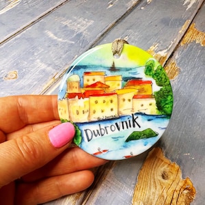 Dubrovnik Coratia Little Landmarks Ceramic Hanging Decoration Christmas