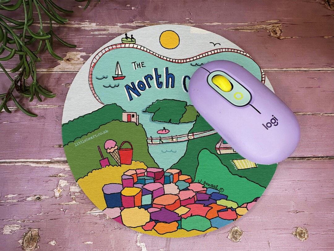 North Coast Ireland Mouse Mat Little Landmark Cities Cute Popular