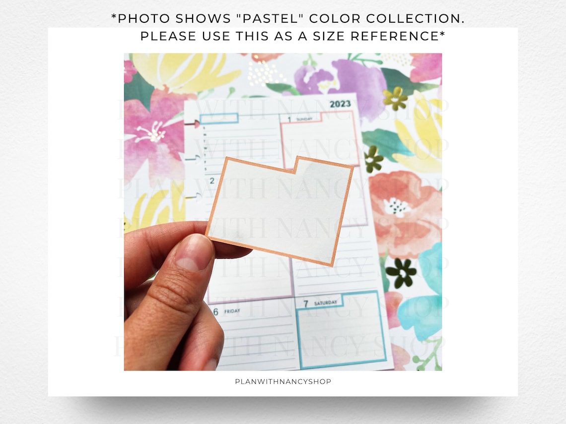 Mini Happy Planner Printable Dashboard Planner Sticker Boxes - Etsy