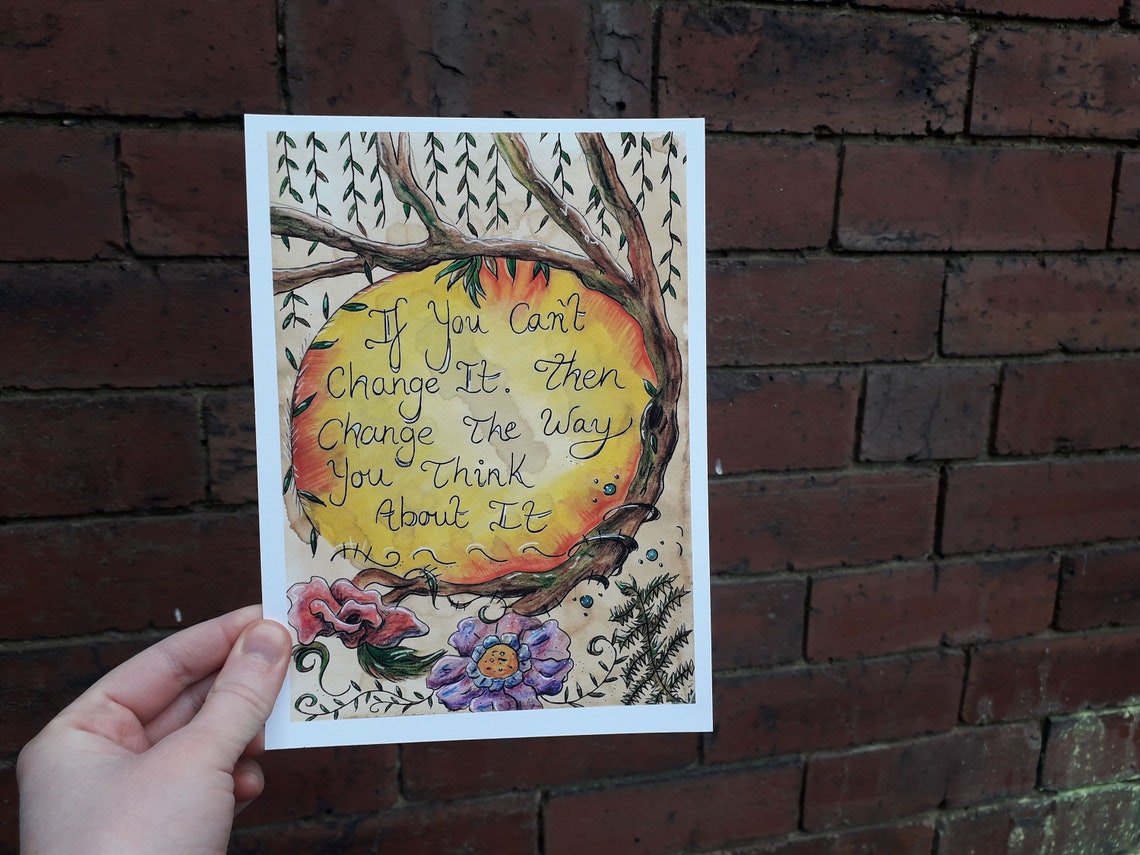 Positief denken Citaat Kunst aan de muur Sprookje Boho Etsy Positief denken Citaat Kunst aan de muur Sprookje Boho Etsy