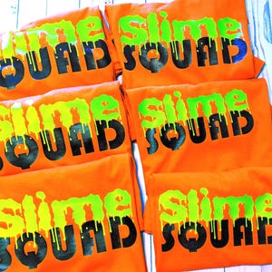 Slime squad shirt, family vinyl shirts, you choose colors! Slime birthday t-shirt, slime lover, adult tshirt, Kid&#39;s green shirt, matching