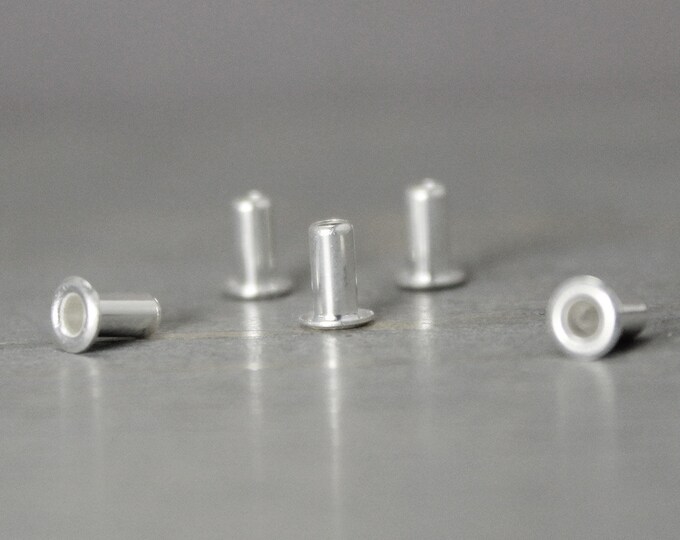 Jewelry Eyelets 50 Pack 5.3mm Silver Eyelets Metal Etsy