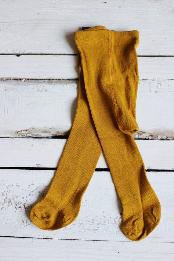 yellow tights baby