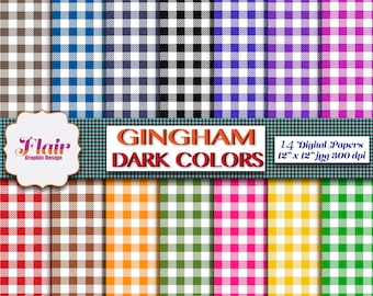Carte digitali plaid di colore scuro a quadretti, colori primaverili, tovaglia da picnic, colori per bambini, documenti estivi, carta da boscaiolo, forniture per l'insegnante