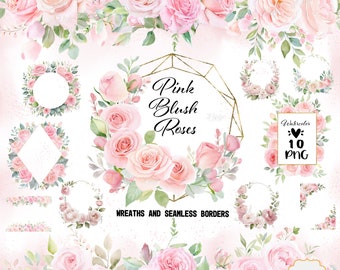 Acquerello Rosa Fard Rose PNG, Clipart Floreale Primaverile Rose Dusty, Bouquet Rosa Rose, Rose Da Sposa, Rose Da Giardino, Ghirlanda, Clipart Di Confine