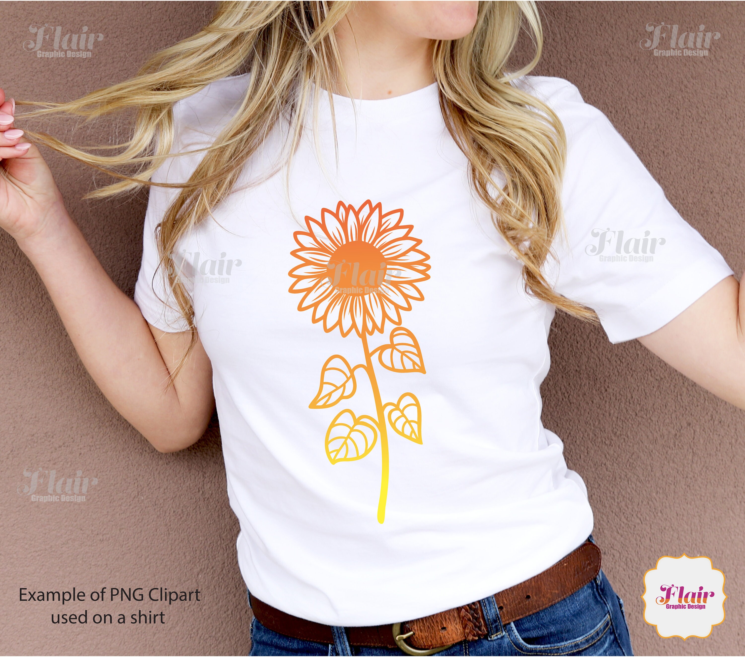 Wildflowers and Leaves SVG,PNG Bundle, Greenery Svg, Floral SVG, Hand ...