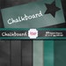 CHALKBOARD Texture Digital Papers, Chalk Texture, Black, Green, Schoolboard, Blackboard, Background, Supplies, Scrapbook Paper