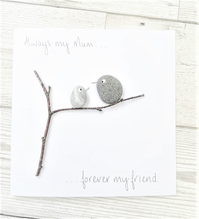Mothers Day Card My Mum My Rock Fully Personalised Mum Etsy