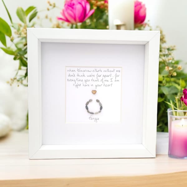 Horse Pony Loss Rememberance Framed Gift, Rainbow Bridge, Horseshoe, Picture Keepsake, Memorial Personalised