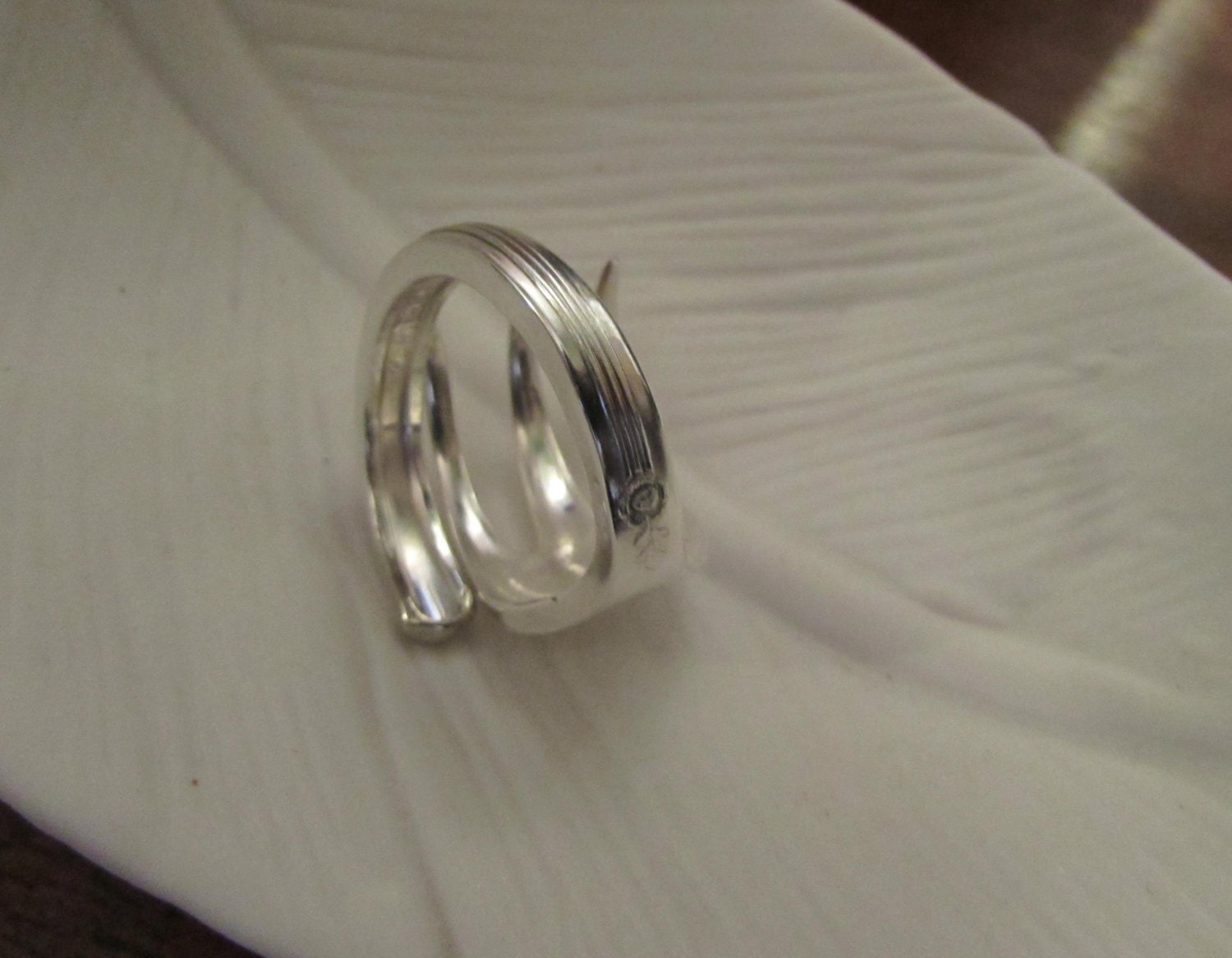 Fork Ring. Three Tine Fork Ring. Ring Made From a Vintage Etsy