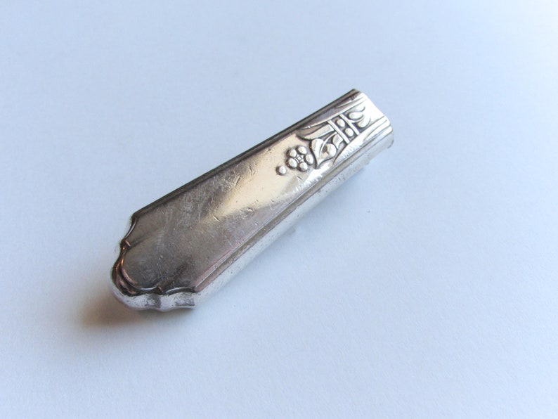Lapel Vase Lapel Pin Created From A Vintage Silver Plate Etsy