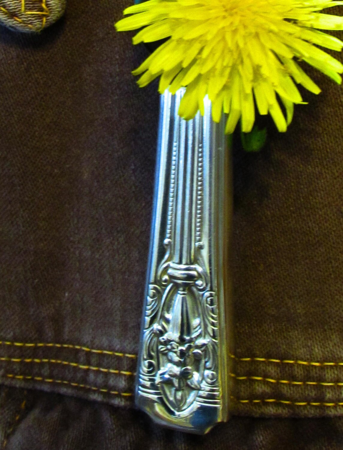 Lapel Vase. Lapel Pin Created From a Vintage 'harmony Etsy