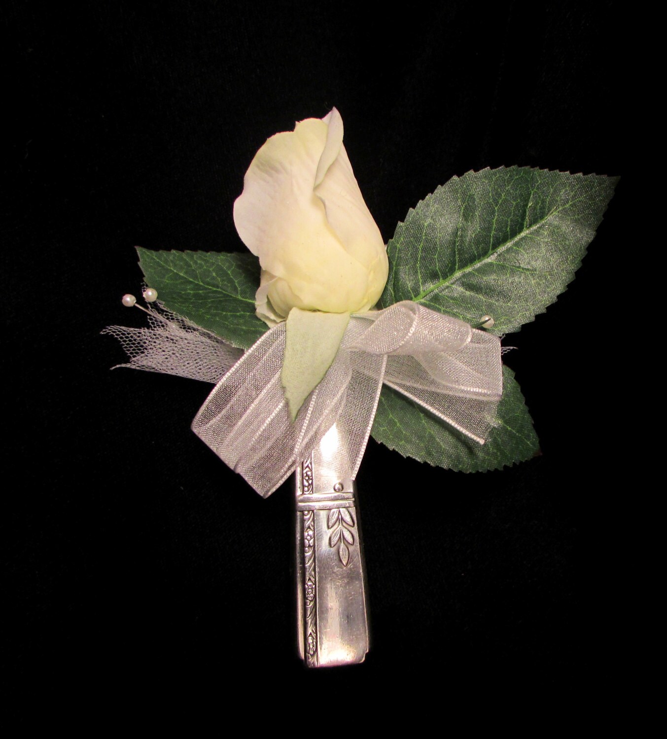 Lapel Vase Lapel Pin Created From A Vintage 1938 Grenoble Pattern