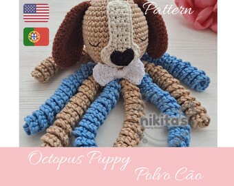 Puppy - Octopus amigurumi pattern *** Digital file ***