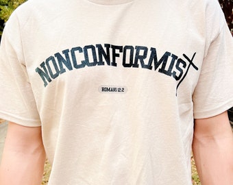 Camiseta cristiana inconformista Romanos 12:2