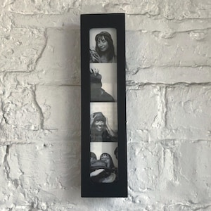Magnetic PhotoBooth Frame: Europly Maple, Wall or Fridge Decor magnet, photo booth