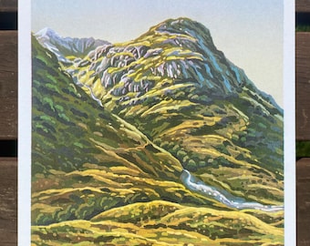 Glencoe A4 riso print