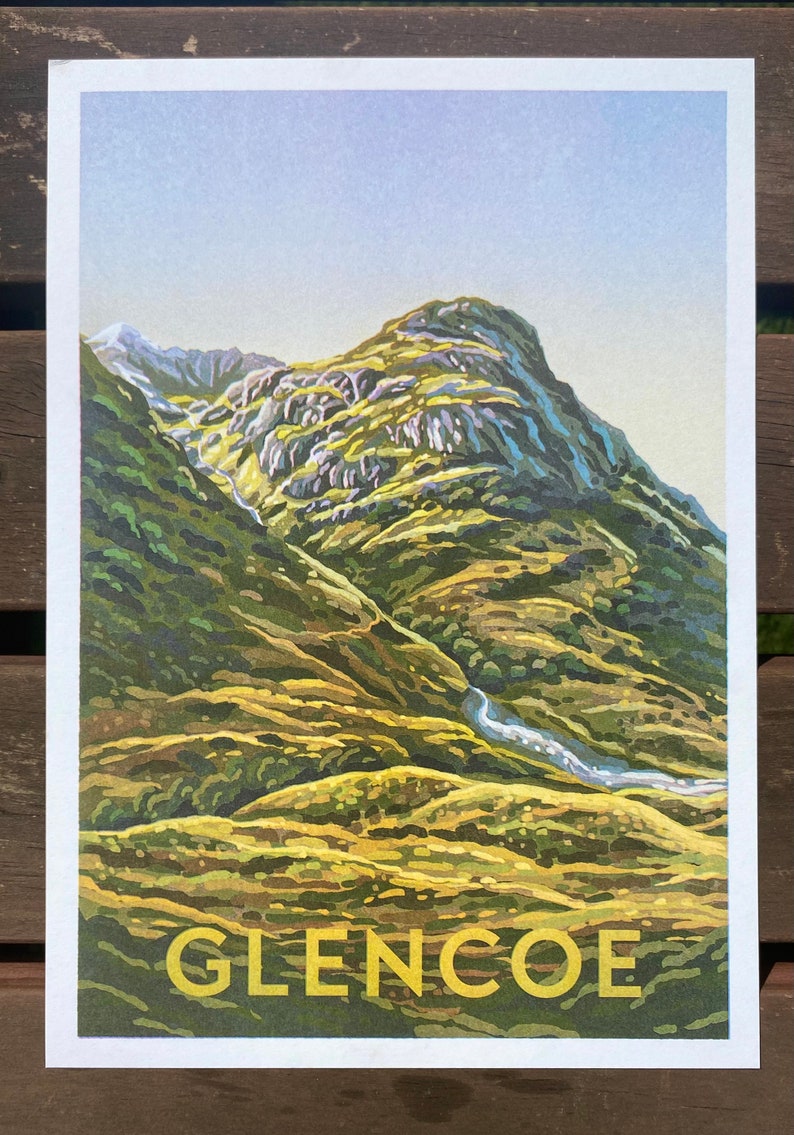 Glencoe A4 riso print image 1