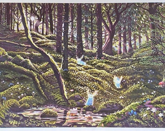 Blupee Glade limited edition A4 riso print