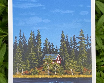 Hønefoss A6 postcard