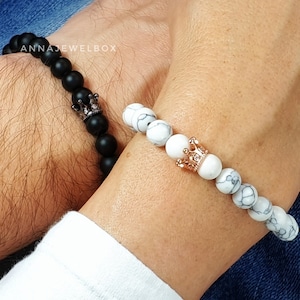 Personalized Couple Matching Bracelet Gift For Couples, Gift For Boyfriend, Gift For Girlfriend, Custom Romantic Gift for Valentines Day